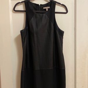 Banana Republic Leather Shift Dress
